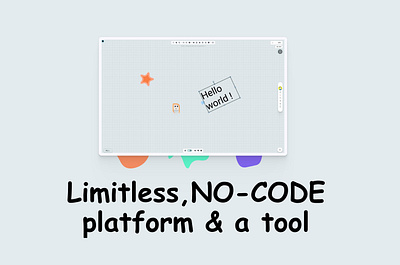 Something is cooking : Next gen NO-CODE tool animation app b branding design graphic design graphics illustration logo no code nocode tool typography ui ux web