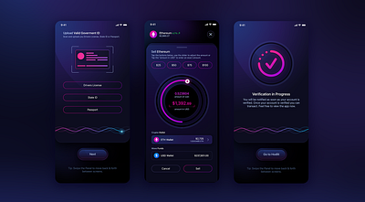 HODLIT Cryptocurrency Exchange Mobile App agency app app design cryptocurrency design fintech florida miami mobile studio the skins factory ui ui design uiux user experience user interface user interface design ux ux design ux designer