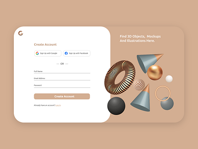 Sign Up page 3d animation app appdesign appscreen branding design graphic design icon illustration logo mobiledesign mockup motion graphics typography ui ux vector web websitedesign