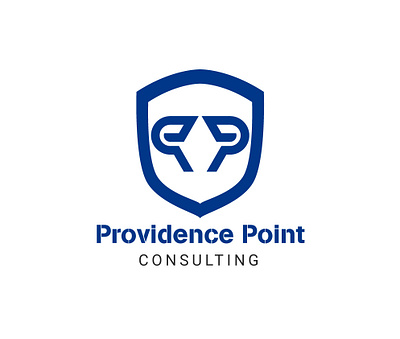 PP - Logo blue branding consulting logo