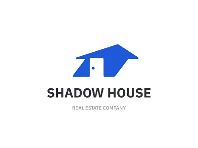 Shadow House - Logo Template banding design graphic design home house logo property real estate rent template vector