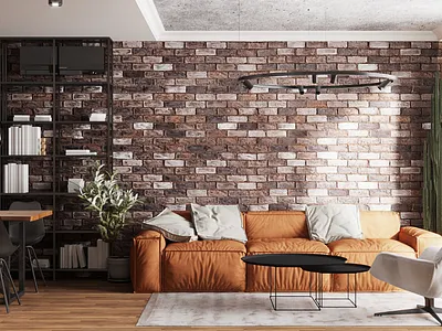 INDUSTRIAL LIVING ROOM 3dsmax design industrialdesign interior interior architecture