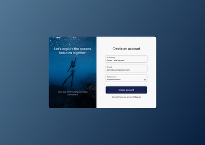 Sign up - Daily UI 001 create account dailyui 100 figma form gradient sign up ui ux web design