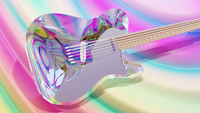 Crystalline Telecaster blender design guitar
