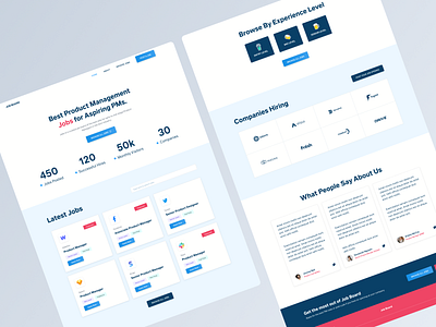 Job Board for Product Managers App Design app design job job board product product management ui
