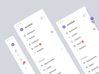 Collapsed menu for admin panel admin panel dashboard product design ui ux