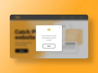 Pop-Up/Overlay design ui web