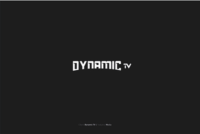 Dynamic TV branding design illustration illustrator logo vector