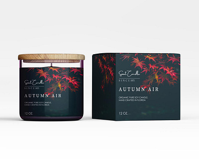 Autumn Air -Package Design branding graphic design illustration label design label packaging logo packaging designer packing design product packaging vector