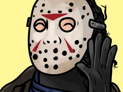 Jason Voorhees Twitch Emotes 2d cartoon customemote customemotes dicord emoji emote emoteartist emotes gaming graphicdesign horror illustration jason voorhees livestreamers mask streamers twitch twitchemote twitchemotes