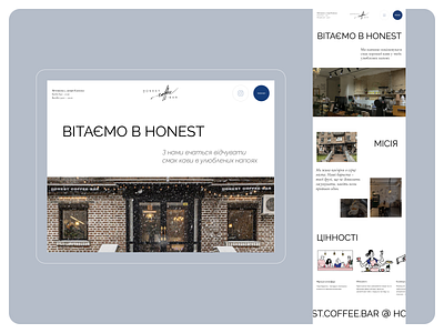 Honest Coffee Bar Website animation cafe coffee dayliui design grid interaction minimal minimalist typography ui ux web