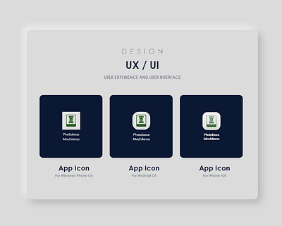 5. UI Design - App Icon adobe xd android app apple branding creative creativity design digital dribbble icon illustration logo manus manusstarlin photoboxs photoboxs mochileros pixtorizado ui ux