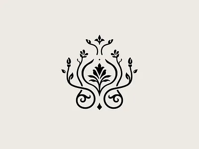 Ornament logo branding floral garden herbal logo logodesign logotype ornament pattern tattoostudio