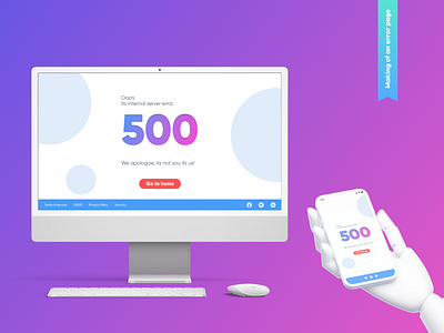 Making a better Error Page design illustration ui ux
