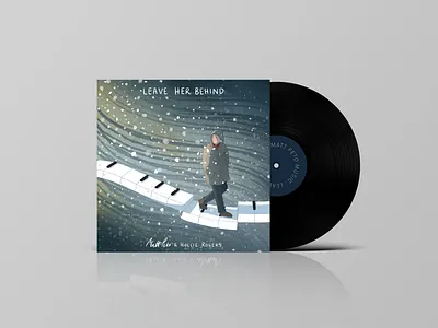 Leave Her Behind artwork branding design graphic design illustration music music artwork new music singer songwriter