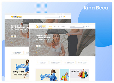 Kinabeca ecommerce graphic design ui