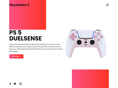 PS 5 Landing Page Design bootstrap branding css design html illustration javascript jquery logo php ps5 responsive sass ui uiux ux vector webdesign webdevelopment wordpress