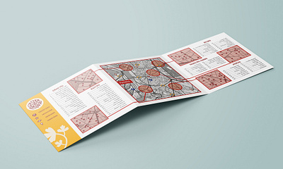 Gastrofestival Map branding design festival logo vector