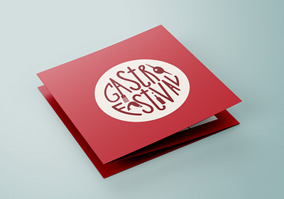 Gastrofestival Map branding design festival logo