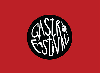 Gastrofestival branding design festival logo vector
