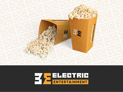 Electric Entertainment | Logo Design bolt brand branding design e letter energy filming graphic design hollywood logo logodesign media monogram movies popcorn production televison theater thunder tv shows