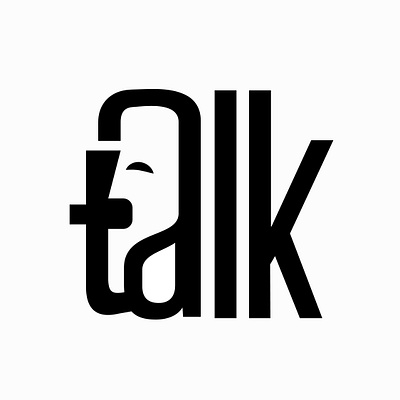 Talk logotype branding chat cry design icon lettering logo logotype man speak symbol talk talk logo