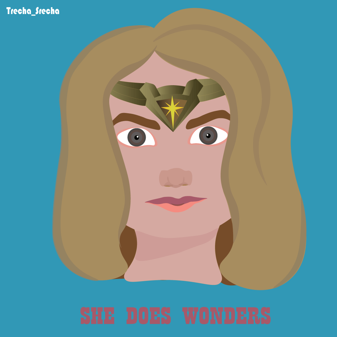 She Does Wonders app design graphic design icon illustration vector