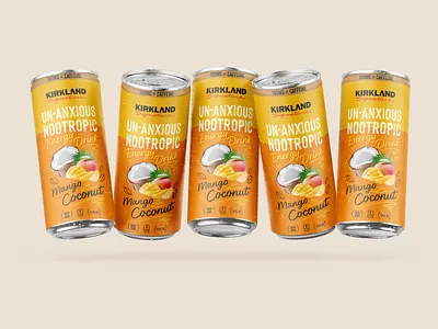 Energy Drink branding can design design kirkland kirkland signature packaging packaging design