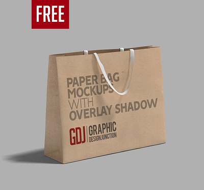 Free Shopping Bag Mockups PSD fashion bag food bag free mockup freebie mockup templates paper bag photoshop mockup psd mockup shopping bag