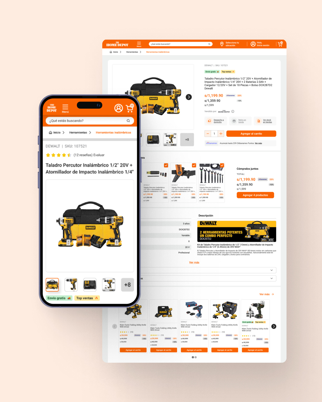 E-commerce shop | Daily UI 012 addtocart buy dailyui dailyui012 ecommerceshop figma homedepot product shop shoponline