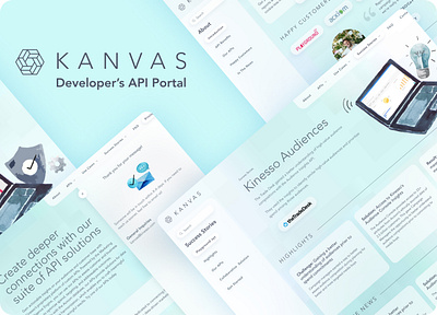 Kanvas Developer's API Portal branding ecommerce interaction design mobile design product design ui uix ux web design website