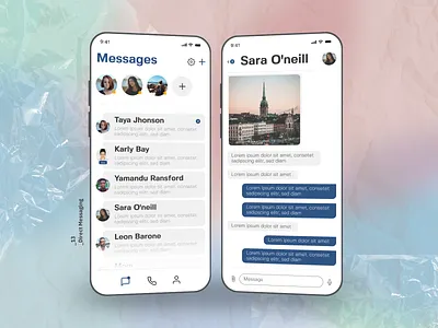 Daily UI #013 - Direct Messaging adobe adobexd dailyui design direct messaging dm graphic design message ui xd