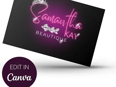 DIY Beautique Logo app boutique logo branding business logo design diy graphic design hair logo illustration logo typography vector