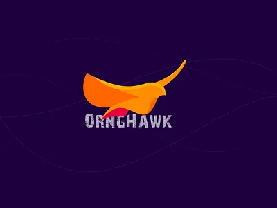 Orange Hawk Logo Mark armylogo branding colorblendlogo design eaglelogo flyhawk flyingeaglelogo flylogo graphic design hawklogo logo logolove logostyle minimallogo moderncolorlogo orangelogo vector