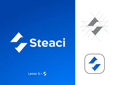 S Modern Logo 3d app app logo best logo branding design ecommerce flat identity illustration letter logo lettermark logo logo design logos modern logo monogram s letter s logo startup wordmark