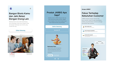 Belajar Bisnis (JARBIS) App app design typography ui ux