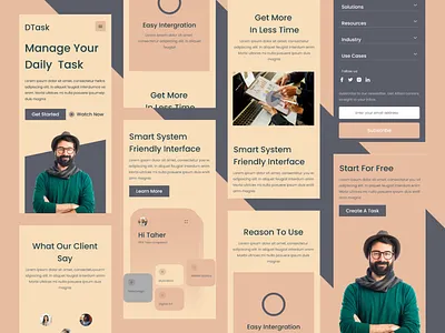 Task management responsive branding design figma graphic design illustration illustrator minimal responsive trendy ui uiux user experience user interface ux uxui web design website