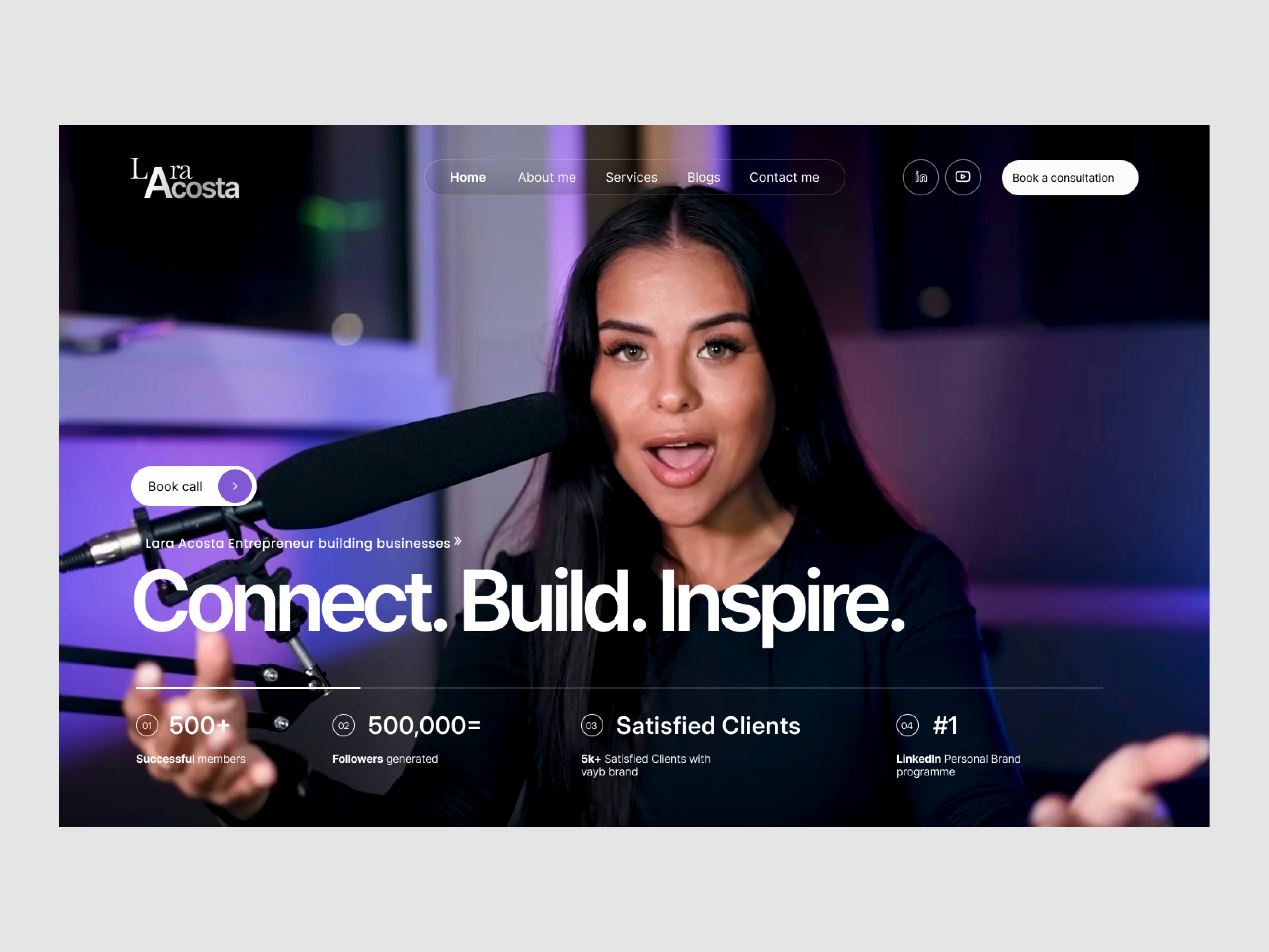 Example of Consultancy Website Design