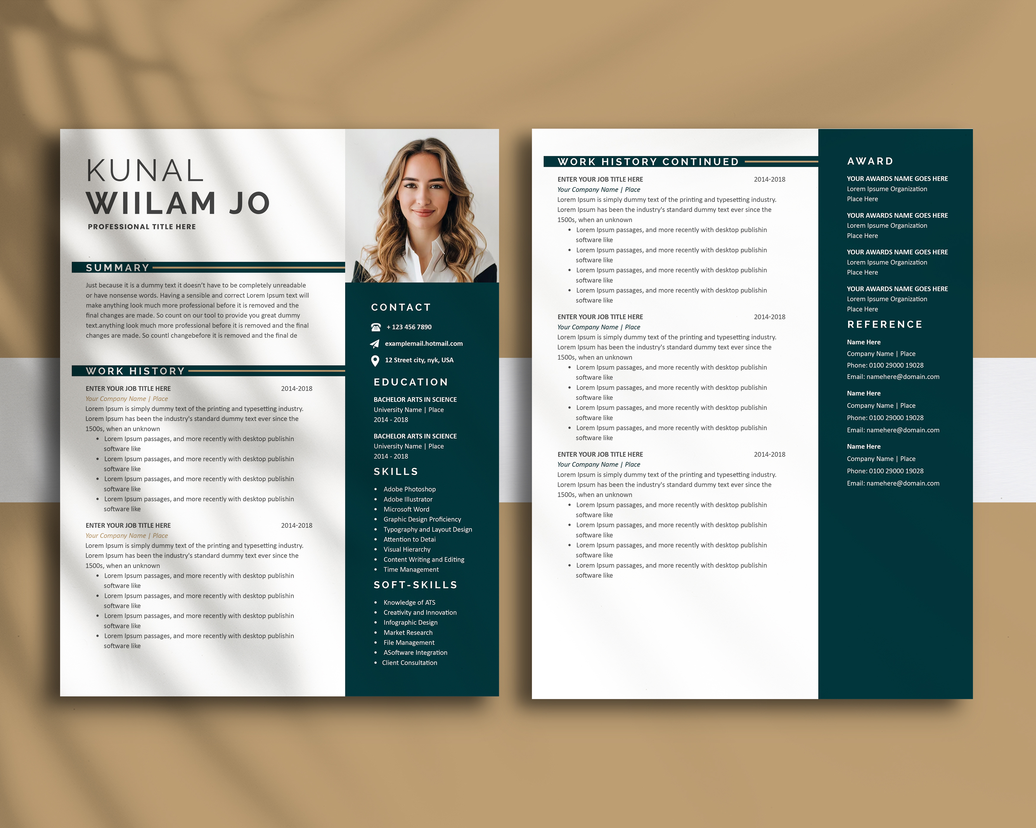 Professional resume design and Cover letter job search success