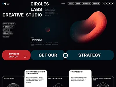 Website Design for Studio Agency agency platform creative agency digital branding graphic studio interactive ui marketing website modern ui photography social media studio agency studio website ui design ui strategy user experience ux design ux ui visual identity web design web innovation website