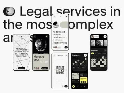 AI Legal Services Platform ai protection ai services app design business app case management client dashboard data analytics digital law finance tech legal insights legal planner legal platform legal tech modern ui productivity app smart contracts ui design ux design ux ui