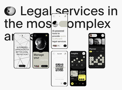 AI Legal Services Platform ai protection ai services app design business app case management client dashboard data analytics digital law finance tech legal insights legal planner legal platform legal tech modern ui productivity app smart contracts ui design ux design ux ui