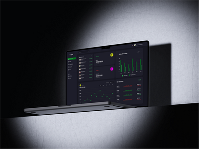 Crypto Dashboard crypto dark dashboard ui