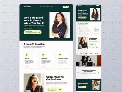 MustastLaw | Law Website Design branding design graphic design illustration landing design landing page landing page design law design logo ui