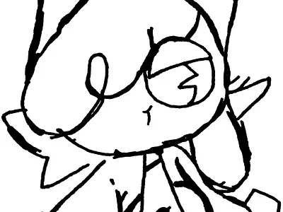 Chibi Cofi [Outline] cofi graphic design motion graphics pink sheep sheep