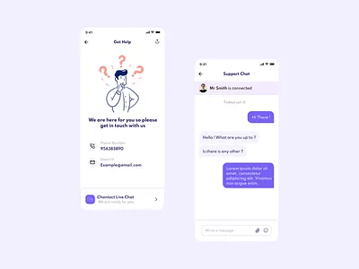 Support App clean figma