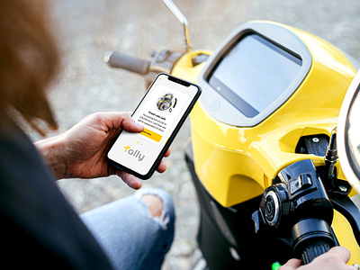 Tally app image app currency digital digital bank fixed rate gold media mobile mobile phone money moped savings tally travel yellow