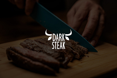 Logo for a steakhouse branding design graphic design icon logo иллюстратор мокап