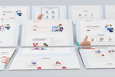 UCASL Online Courses Platform UX UI design illustration ui ui ux uidesign uiux ux webdesign website