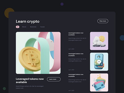 Crypto UI Widget 🔱 dashboard ui ux dashboard uiux dashboard ux dashboard widgets landing page landing page ui ux ui design ux design widgets